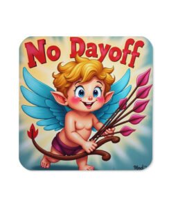 No Day Off – Baby Cupid Coaster