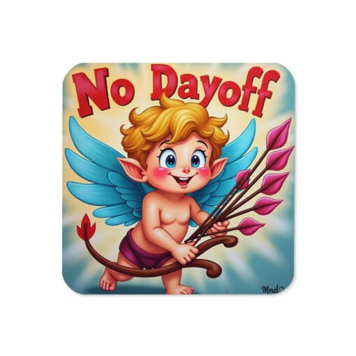 No Day Off – Baby Cupid Coaster