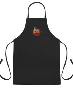 Happy Apple Apron – Sweet & Sassy Cartoon Fruit Design