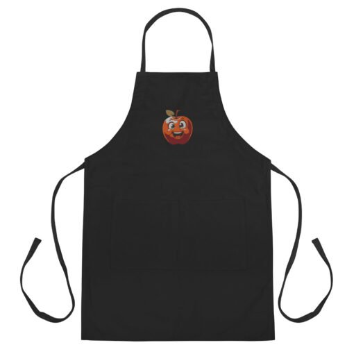 Happy Apple Apron – Sweet & Sassy Cartoon Fruit Design