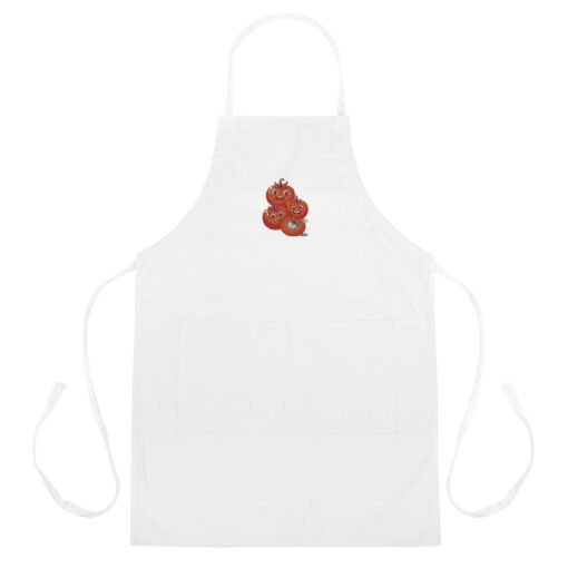 Tomato Apron – Bold & Juicy Cartoon Character Design - Image 2