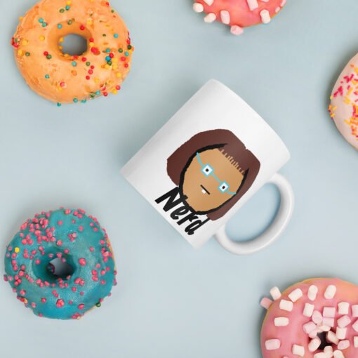 "Nerd Girl Energy" – Smart, Bold & Unapologetic Mug - Image 4