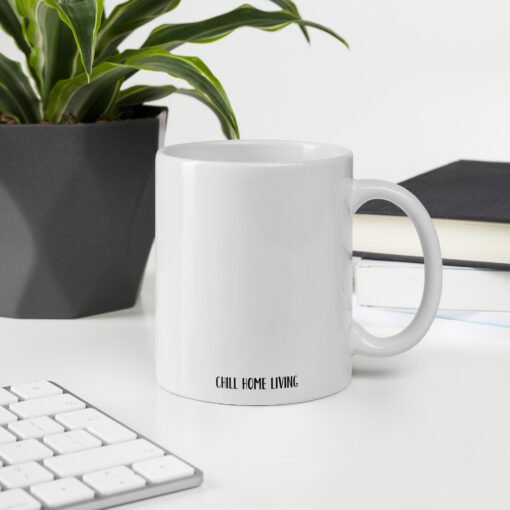 All I Dream Is Food – Sleeping Cat Ceramic Mug - Image 4