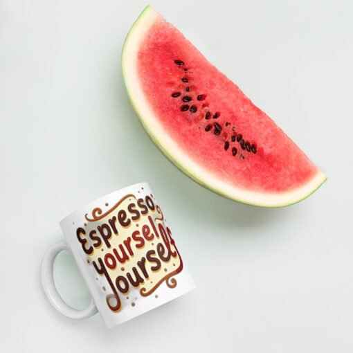 Espresso Yourself – Fun Coffee Lover's Ceramic Mug - Image 7